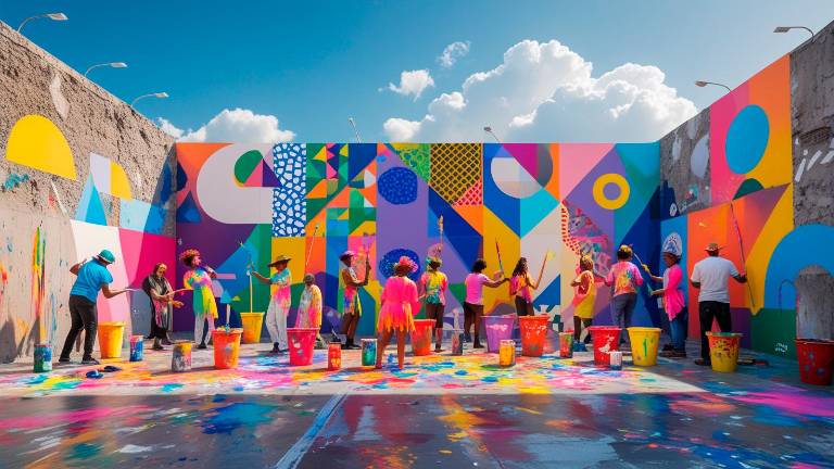 Community Art Murals: Painting Connections