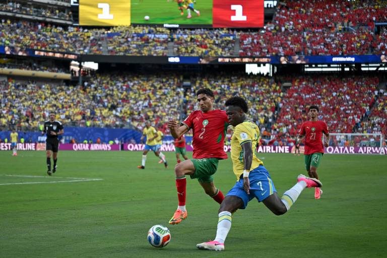 $!<strong>GOAL - Brazil 1-1 Morocco</strong>