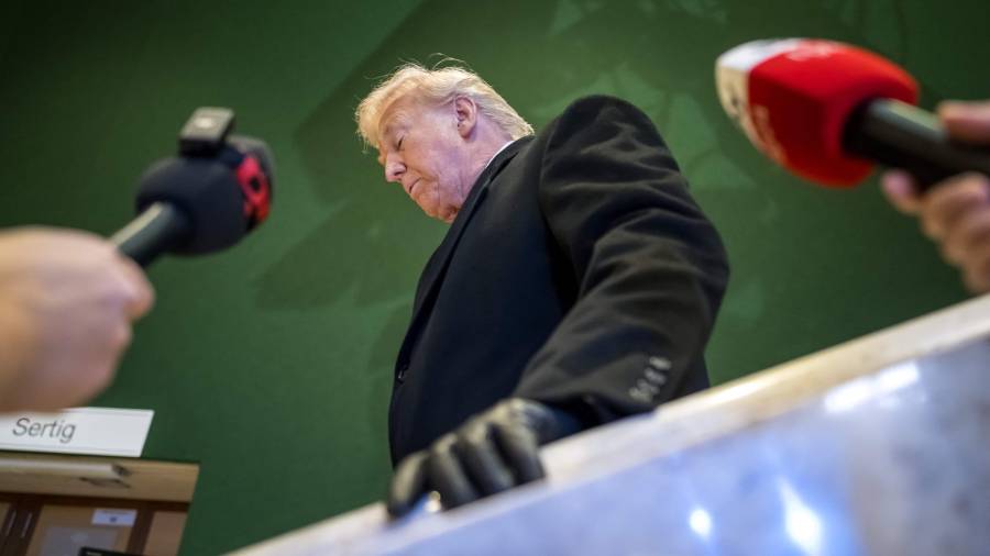 Trump says ‘framework of a future deal’ discussed on Greenland as he backs off tariffs threat