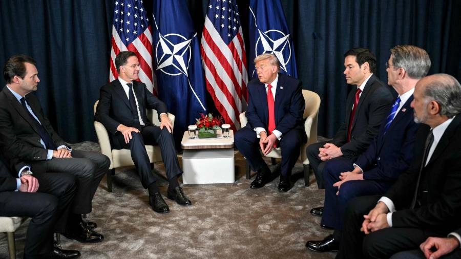 Trump says ‘framework of a future deal’ discussed on Greenland as he backs off tariffs threat